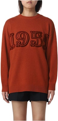 (W) ''S Max Mara MaxMara 寬鬆圓領針織毛衣 辣椒紅 2313611431600-017 Order (W) ''S Max Mara MaxMara 寬鬆圓領針織毛衣 辣椒紅 2313611431600-017