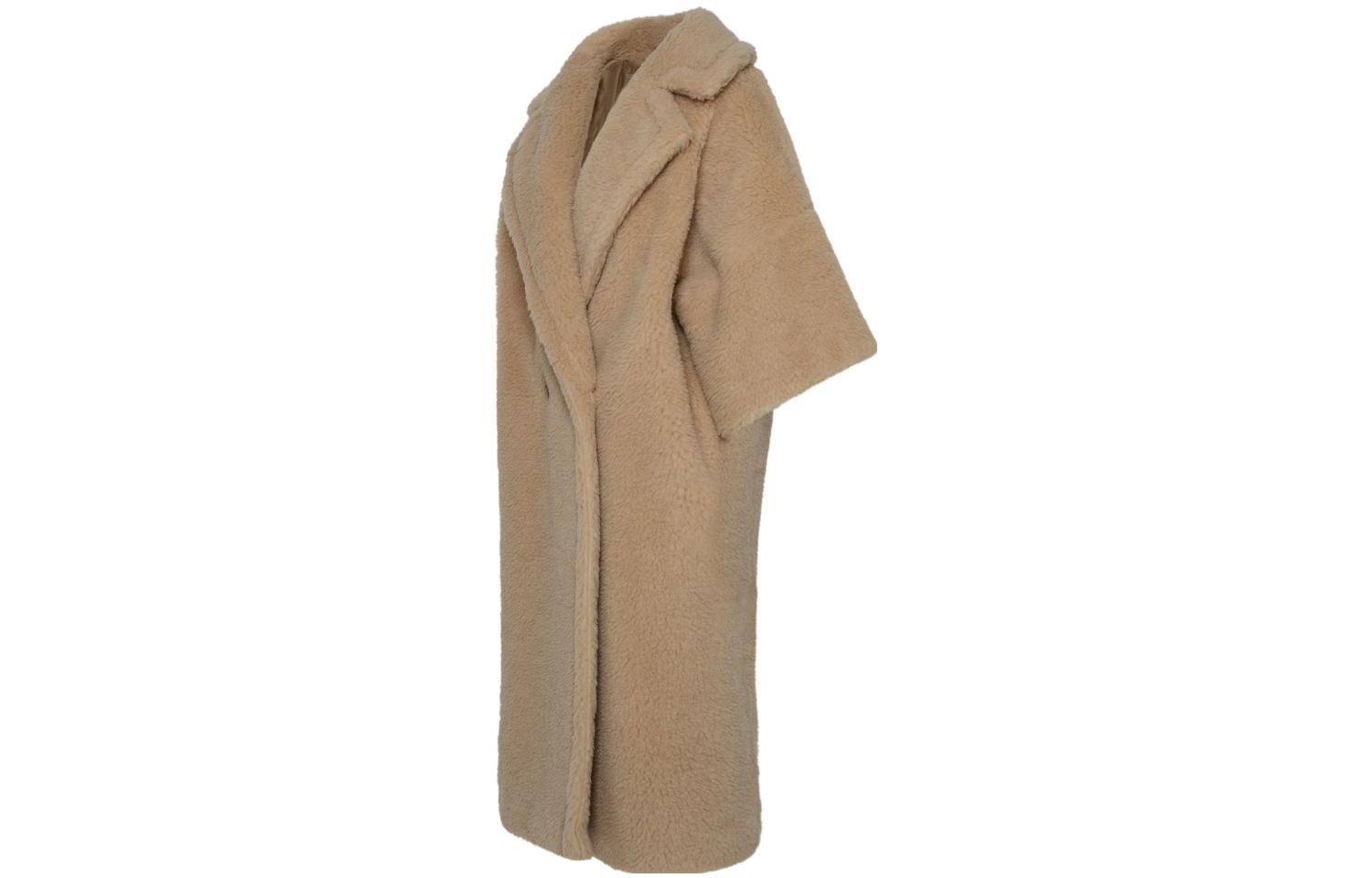 (Women) 'S Max Mara MaxMara  Mid-Length Khaki Double-Breasted Coat with Half Sleeves. 2310110431-009 圖 4