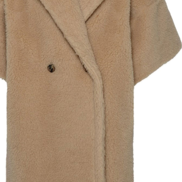 (Women) 'S Max Mara MaxMara  Mid-Length Khaki Double-Breasted Coat with Half Sleeves. 2310110431-009 圖 9