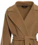 Shop (W) ''Max Mara Mantel Cokelat Solid Panjang Sedang dengan Sabuk, Kerah & Lengan Panjang'' 50160819-066