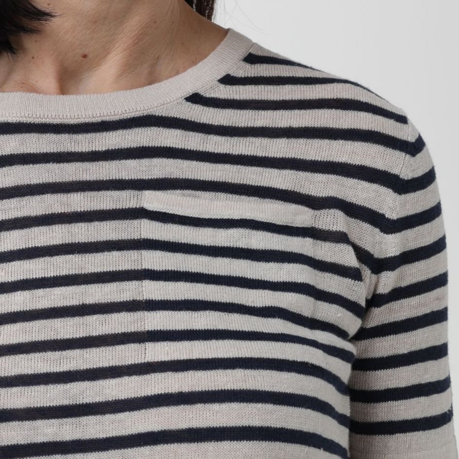 Purchase (Women) 'S Max Mara MaxMara  Multicolor Striped Knit Short-Sleeve Pullover Top. 9361014306-012