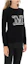 Lookbook (W) Max Mara 超大码刺绣标志黑色长袖毛衣 2313662133600-017