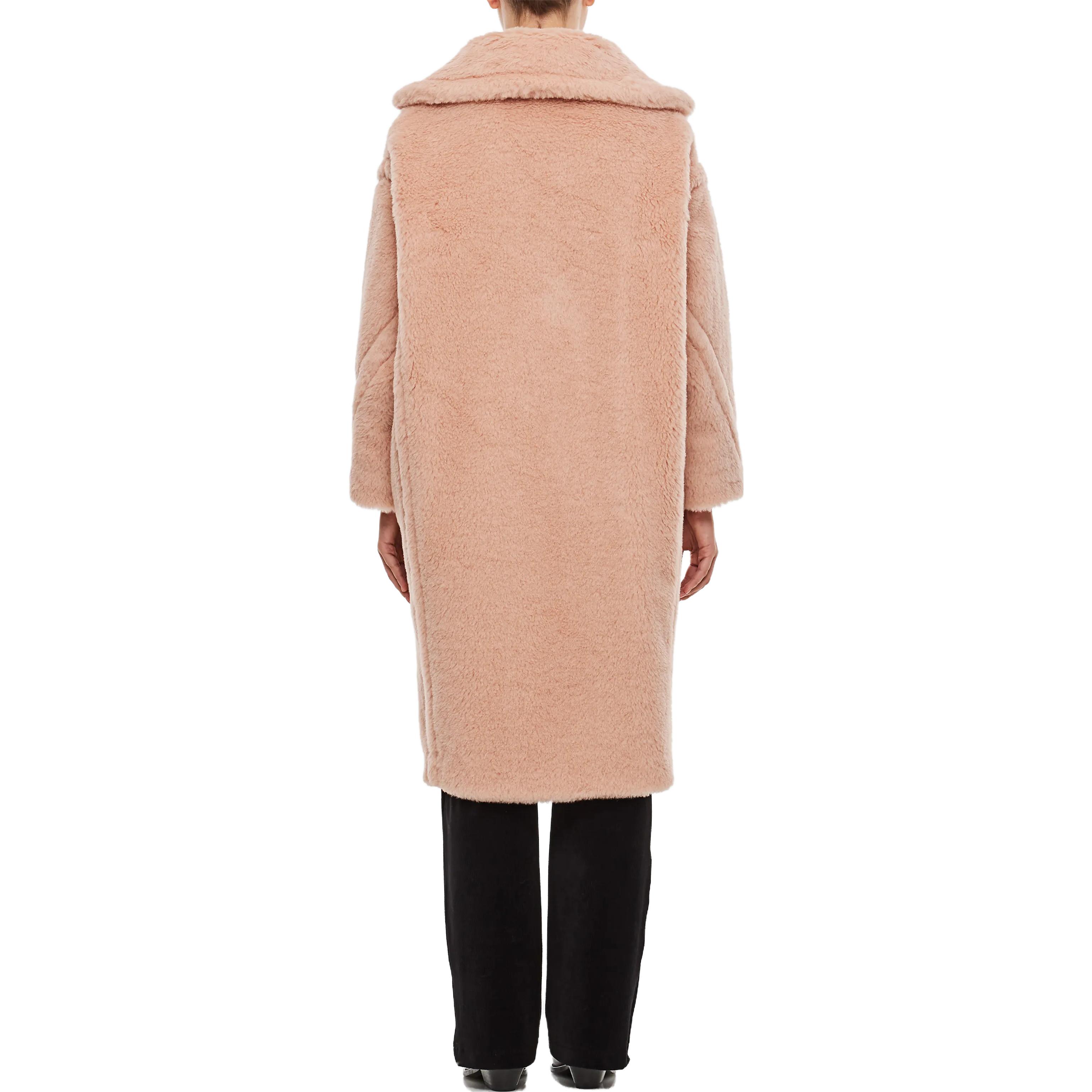 (Women) 'S Max Mara MaxMara  Pink Double-Breasted Long Sleeve Oversized Coat. 2310160133600-003 圖 4