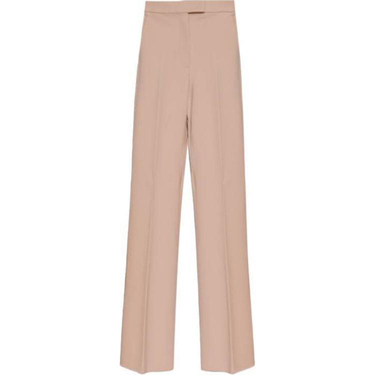 Order (Women) 'S Max Mara MaxMara  Pink High-Waist Loose Straight Casual Pants. 1786014106-003