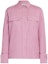 Buy (Women) 'S Max Mara MaxMara Pink Solid Button-Up Relaxed Long Sleeve Shirt 1111144306-005