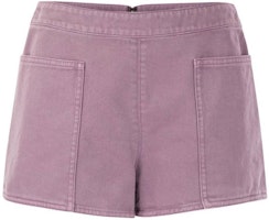 (Women) 'S Max Mara MaxMara Pink Solid Zipper Straight Casual Shorts. 2411141053600-007 (Women) 'S Max Mara MaxMara Pink Solid Zipper Straight Casual Shorts. 2411141053600-007
