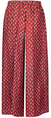 (W) Pantalones Casuales Rojos Sueltos con Estampado Contraste ''S Max Mara MaxMara 11311121600-065005 Buy (W) Pantalones Casuales Rojos Sueltos con Estampado Contraste ''S Max Mara MaxMara 11311121600-065005