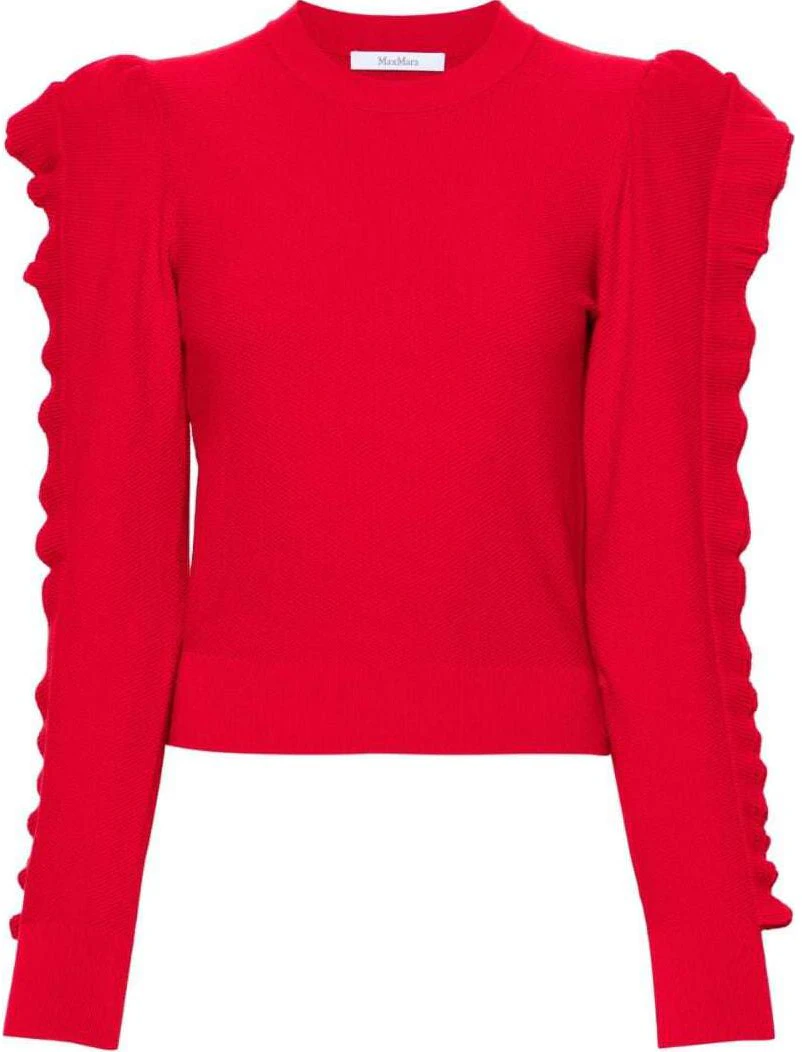 women-s-max-mara-max-mara-red-ruffled-crewneck-long-sleeve-knit-sweater-2421366071600