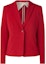 Buy (Women) 'S Max Mara MaxMara Red Single-Button Blazer Jacket with Notched Lapel. MIRNA002