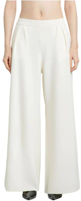 (W) Celana Panjang Max Mara Low Waist Straight-Leg Santai - Putih 2411331011600-001 Order (W) Celana Panjang Max Mara Low Waist Straight-Leg Santai - Putih 2411331011600-001