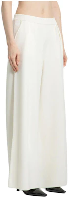 (W) Celana Panjang Max Mara Low Waist Straight-Leg Santai - Putih 2411331011600-001 Shop (W) Celana Panjang Max Mara Low Waist Straight-Leg Santai - Putih 2411331011600-001