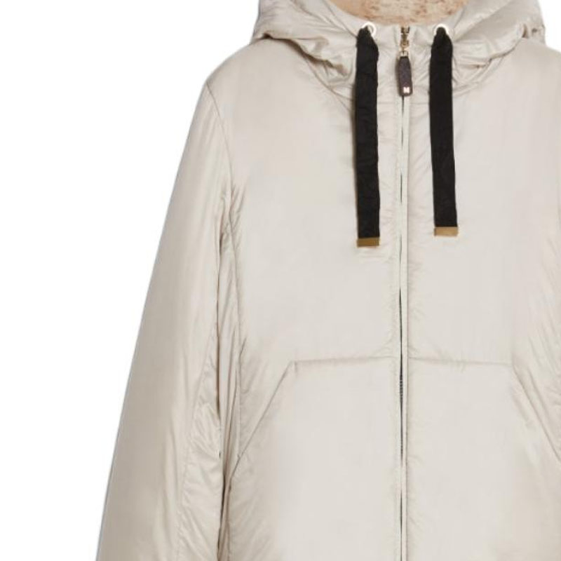 (Women) 'S Max Mara MaxMara  Reversible Solid Color Zip-Up Hoodie Jacket Light Grey 9486014406079-FLINN 圖 8