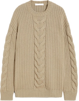 (Women) 'S Max Mara MaxMara Ribbed Knit Crewneck Sweater in Khaki. 1361214306-005 Buy (Women) 'S Max Mara MaxMara Ribbed Knit Crewneck Sweater in Khaki. 1361214306-005