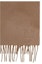 Order (Women) 'S Max Mara MaxMara Simple Comfortable Fringe Knit Scarf Light Brown 2345413136600068