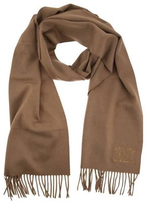 (Women) 'S Max Mara MaxMara Simple Comfortable Fringe Knit Scarf Light Brown 2345413136600068 Shop (Women) 'S Max Mara MaxMara Simple Comfortable Fringe Knit Scarf Light Brown 2345413136600068