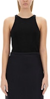 (Women) 'S Max Mara MaxMara Slim-Fit Sleeveless Tank Top Black 2411361071600-008 (Women) 'S Max Mara MaxMara Slim-Fit Sleeveless Tank Top Black 2411361071600-008