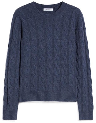 (W) ''S 맥스마라 슬림핏 라운드넥 긴팔 니트 스웨터 - 블루 1366052906008-EDIPO Order (W) ''S 맥스마라 슬림핏 라운드넥 긴팔 니트 스웨터 - 블루 1366052906008-EDIPO