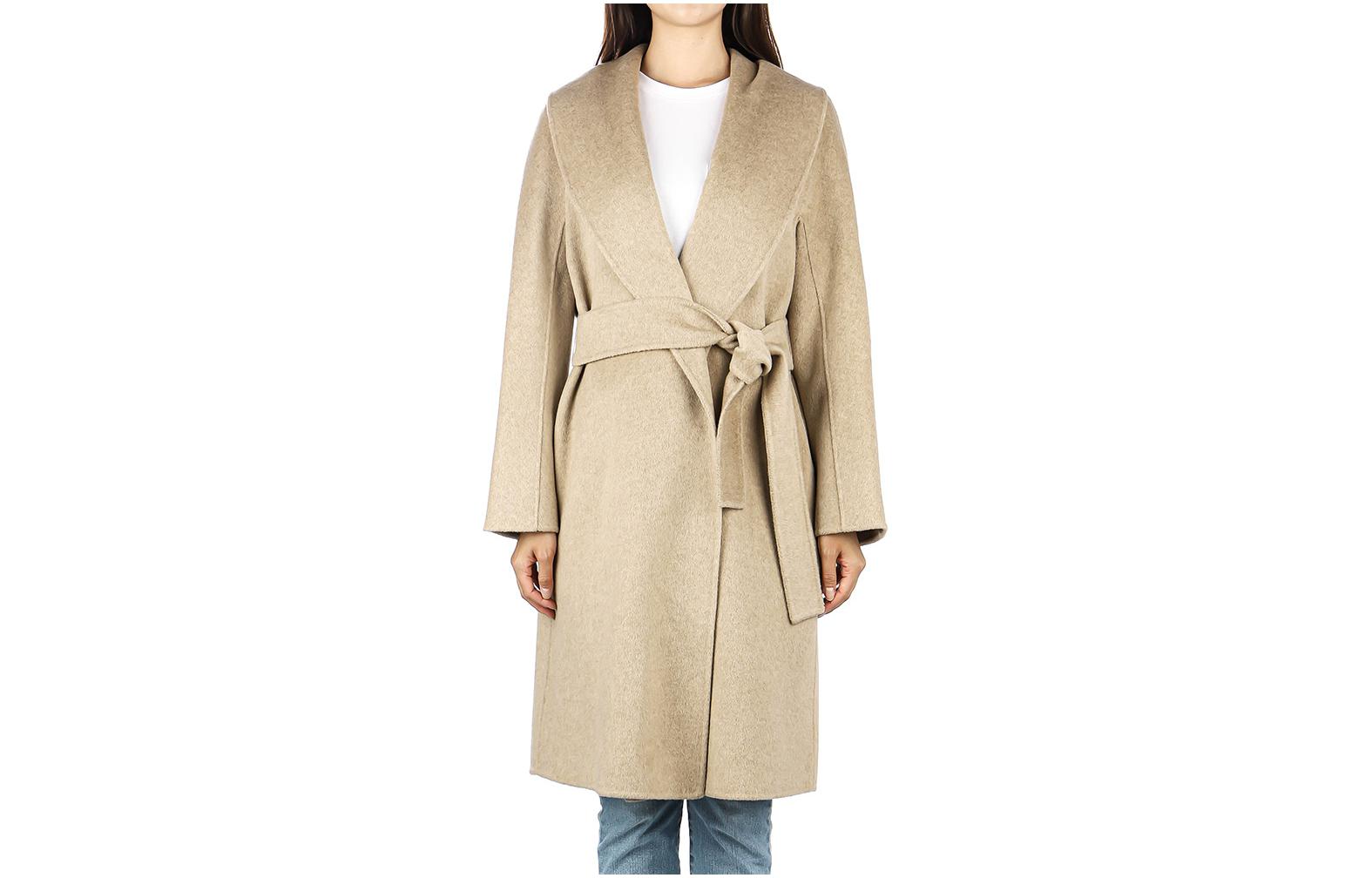 Order (W) ''Trench Largo Cinturón Ajustado Cintura Alta ''S Max Mara Marrón Claro''. 2360160439600-001