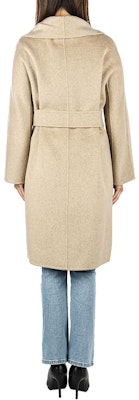 (W) ''Trench Largo Cinturón Ajustado Cintura Alta ''S Max Mara Marrón Claro''. 2360160439600-001 Shop (W) ''Trench Largo Cinturón Ajustado Cintura Alta ''S Max Mara Marrón Claro''. 2360160439600-001