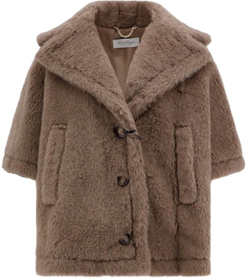 (W) ''에스 맥스마라 브라운 버튼 캐주얼 케이프 클로크'' 4731144106-025 Buy (W) ''에스 맥스마라 브라운 버튼 캐주얼 케이프 클로크'' 4731144106-025