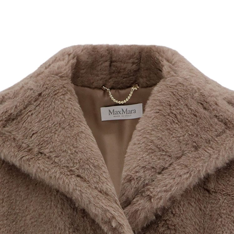 Sizing (W) ''에스 맥스마라 브라운 버튼 캐주얼 케이프 클로크'' 4731144106-025