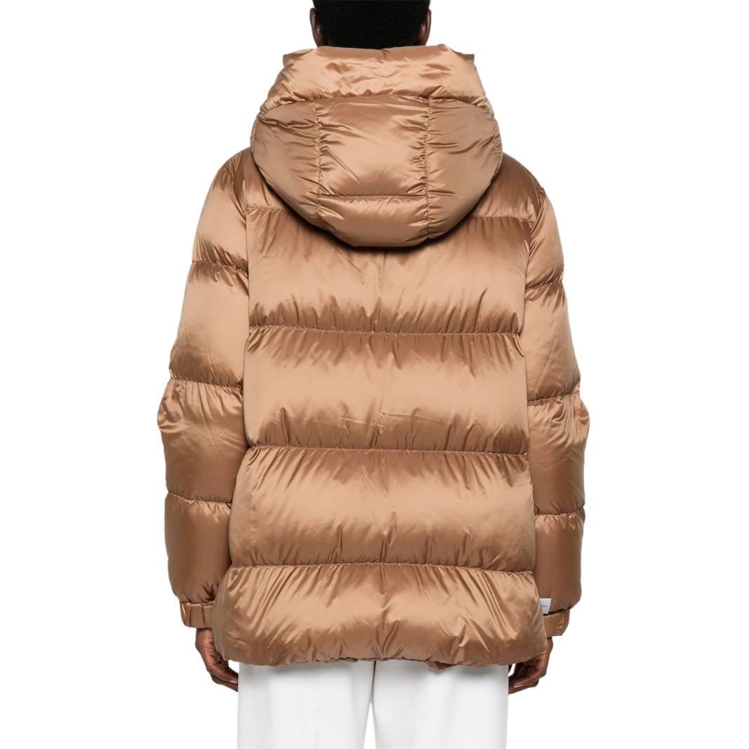 (Women) 'S Max Mara MaxMara  Solid Brown Zip-Up Hoodie Jacket with Long Sleeves 9486014506-042 圖 5