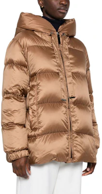 (Women) 'S Max Mara MaxMara Solid Brown Zip-Up Hoodie Jacket with Long Sleeves 9486014506-042 Details for (Women) 'S Max Mara MaxMara Solid Brown Zip-Up Hoodie Jacket with Long Sleeves 9486014506-042