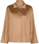 Order (Women) 'S Max Mara MaxMara Solid Button-Up Loose Fit Long Sleeve Jacket - Camel Brown 2421086051