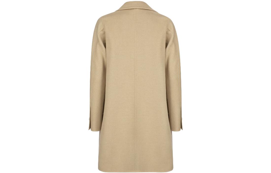 Lookbook (W) ''Max Mara MaxMara Mantel Kasual Solid Warna Khaki'' 10110428600-002