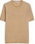 Buy (Women) 'S Max Mara MaxMara Solid Color Crew Neck Knit Short Sleeve T-Shirt in Natural. 2421366101600002