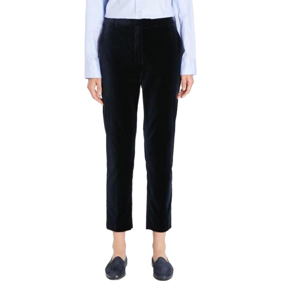 Lookbook (W) Pantalones Casuales Rectos Cropped de Color Sólido ''S Max Mara MaxMara 5136021306002-ROLF