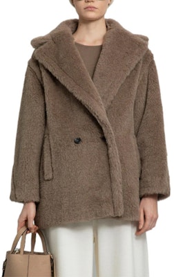 (W) ''Max Mara Kot Kasual Lengan Panjang Double-Breasted Warna Solid'' 1108104106-001 Cheap (W) ''Max Mara Kot Kasual Lengan Panjang Double-Breasted Warna Solid'' 1108104106-001