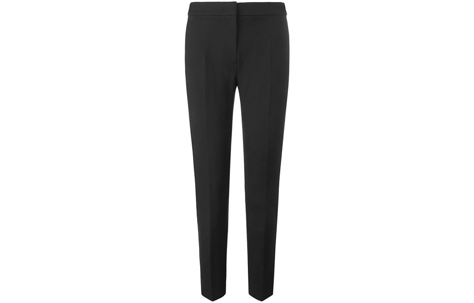 Order (W) Pantalones rectos negros de tiro medio S Max Mara MaxMara color sólido. 1786012906008-PEGNO