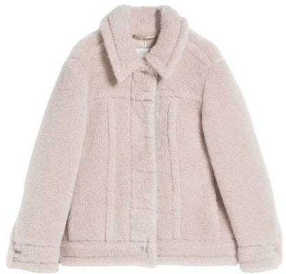 (Women) 'S Max Mara MaxMara Solid Color Notched Collar Long Sleeve Jacket Off-White 2310860139600002 Order (Women) 'S Max Mara MaxMara Solid Color Notched Collar Long Sleeve Jacket Off-White 2310860139600002