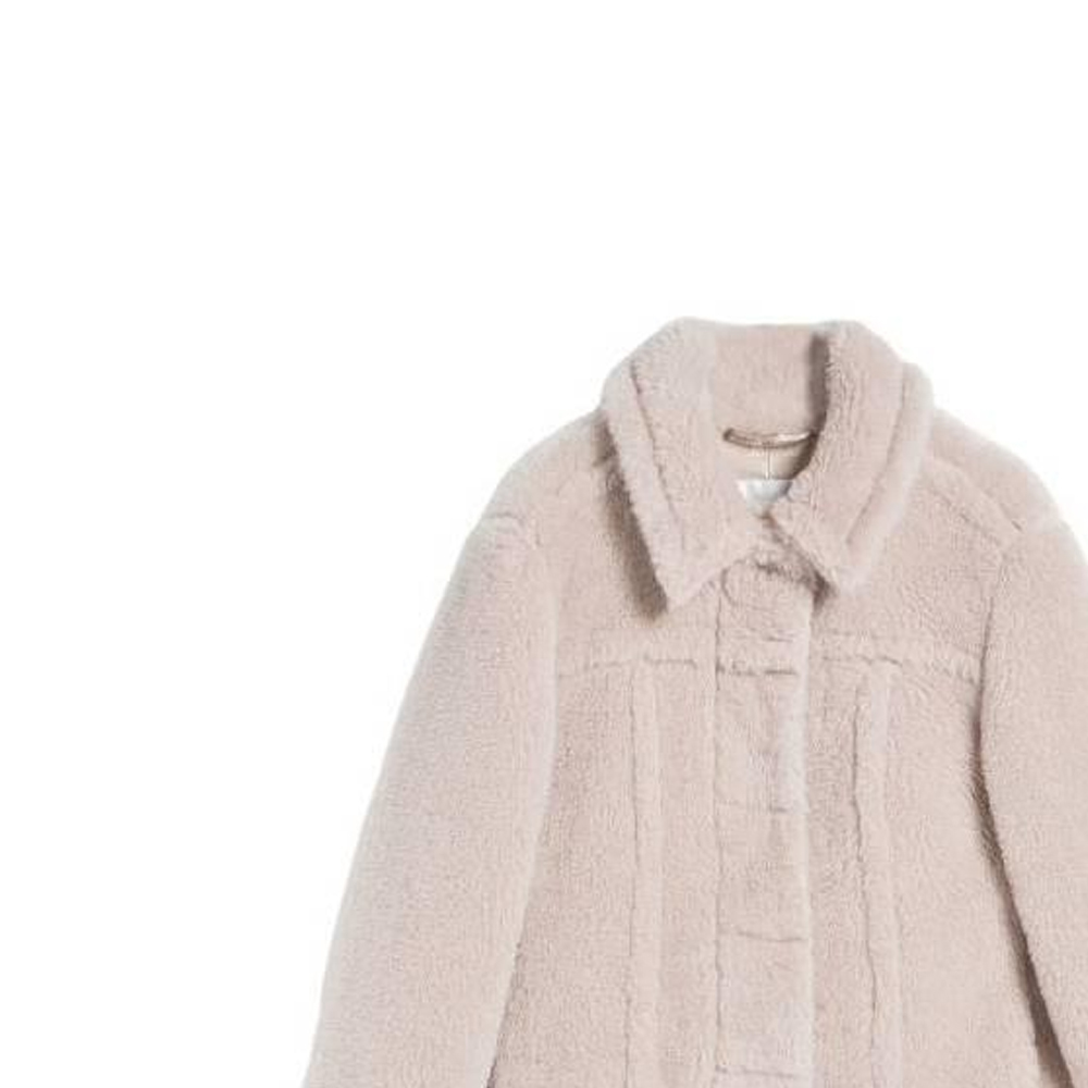 Purchase (Women) 'S Max Mara MaxMara  Solid Color Notched Collar Long Sleeve Jacket Off-White 2310860139600002