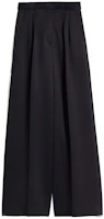 (Women) 'S Max Mara MaxMara Solid Color Pleated Wide-Leg Pants with Zipper. 1781024106-001 (Women) 'S Max Mara MaxMara Solid Color Pleated Wide-Leg Pants with Zipper. 1781024106-001