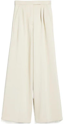 (W) 막스마라 솔리드 컬러 플리츠 와이드 레그 팬츠 지퍼. 1781024106-001 Details for (W) 막스마라 솔리드 컬러 플리츠 와이드 레그 팬츠 지퍼. 1781024106-001