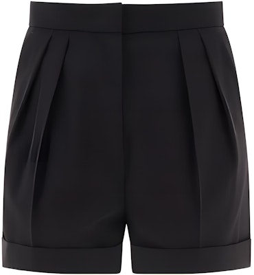 (Women) 'S Max Mara MaxMara Solid Color Zipper Casual Shorts - Black 2311460139600-002 Buy (Women) 'S Max Mara MaxMara Solid Color Zipper Casual Shorts - Black 2311460139600-002