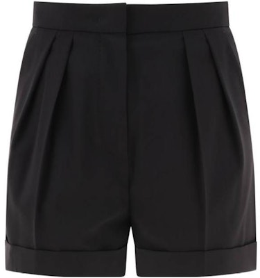 (Women) 'S Max Mara MaxMara Solid Color Zipper Casual Shorts - Black 2311460139600-002 Order (Women) 'S Max Mara MaxMara Solid Color Zipper Casual Shorts - Black 2311460139600-002