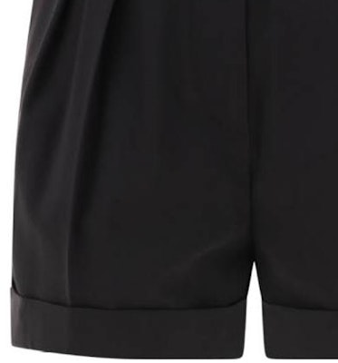 (Women) 'S Max Mara MaxMara Solid Color Zipper Casual Shorts - Black 2311460139600-002 Purchase (Women) 'S Max Mara MaxMara Solid Color Zipper Casual Shorts - Black 2311460139600-002