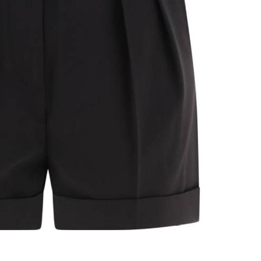 Details for (Women) 'S Max Mara MaxMara  Solid Color Zipper Casual Shorts - Black 2311460139600-002