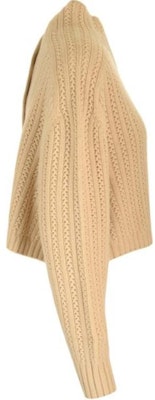 (Women) 'S Max Mara MaxMara Solid High-Neck Cropped Sweater in Light Brown. 2421366021600-003 Shop (Women) 'S Max Mara MaxMara Solid High-Neck Cropped Sweater in Light Brown. 2421366021600-003