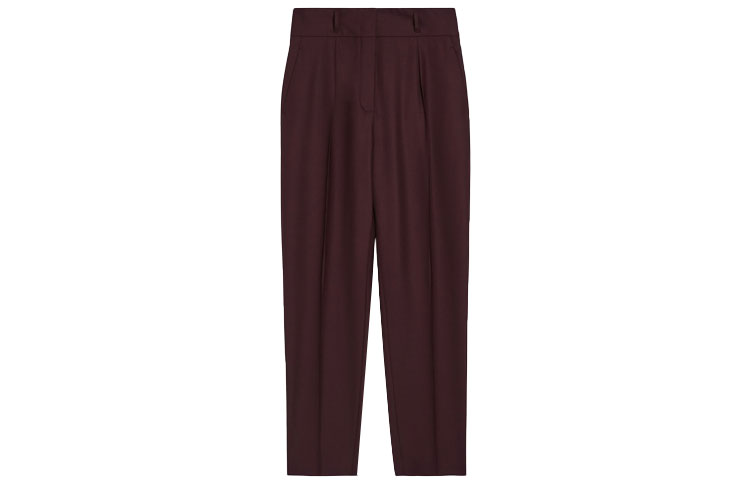 Order (Women) 'S Max Mara MaxMara  Solid High-Waist Wool Blend Knit Joggers Pants 6136042306008-CORALLO