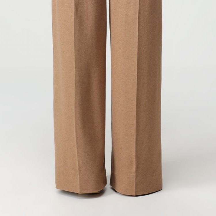(Women) 'S Max Mara MaxMara  Straight-Leg Casual Pants in Khaki Color 2317860633600-001 圖 4