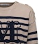 Sizing (Women) 'S Max Mara MaxMara Striped Crew Neck Knit Sweater Light Brown. 13610321600-008