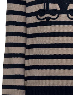 (Women) 'S Max Mara MaxMara Striped Crew Neck Knit Sweater Light Brown. 13610321600-008 Cheap (Women) 'S Max Mara MaxMara Striped Crew Neck Knit Sweater Light Brown. 13610321600-008
