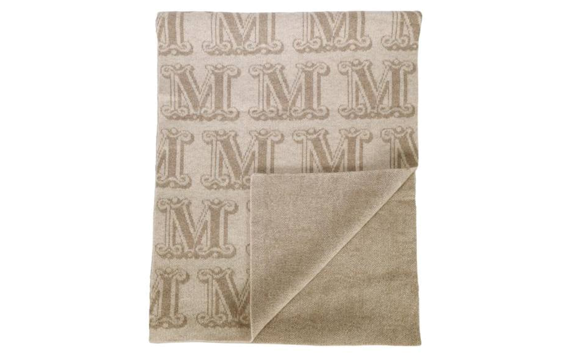 (Women) 'S Max Mara MaxMara  Stylish Warm Knitted Scarf Light Brown 47460323001