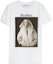 Buy (W) 막스마라 화이트 애니멀 프린트 그래픽 크루넥 티셔츠. 2319460339600010-003
