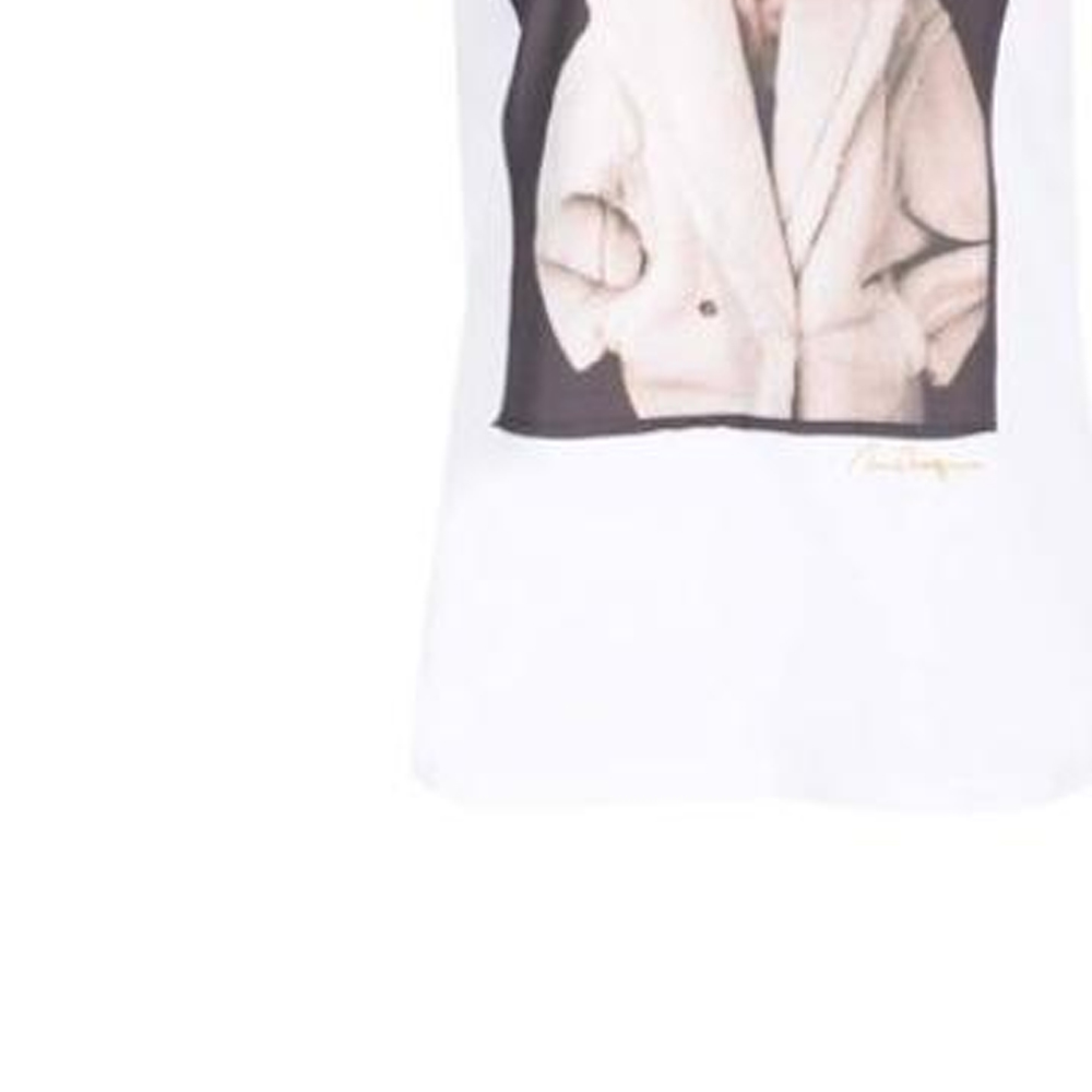 Details for (W) 막스마라 화이트 애니멀 프린트 그래픽 크루넥 티셔츠. 2319460339600010-003