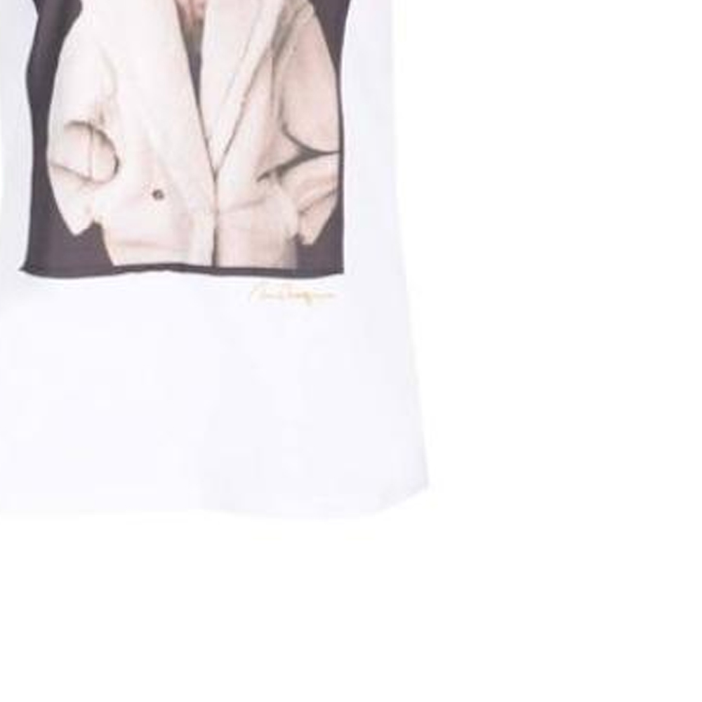 Sizing (W) 막스마라 화이트 애니멀 프린트 그래픽 크루넥 티셔츠. 2319460339600010-003